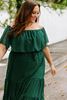 Picture of PLUS SIZE SWISS DOT RUFFLED MAXI DRESS